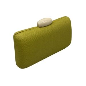 Avara Ashlyn Cluth‎ Line Green Structured Oval Clasp NWT